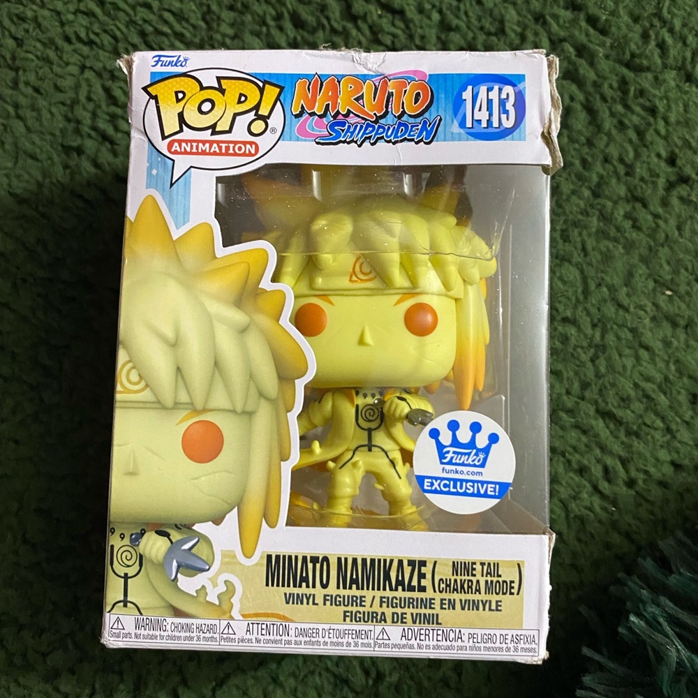 Funko Exclusive Yellow Minato Namikaze Figure - Picture 1 of 8
